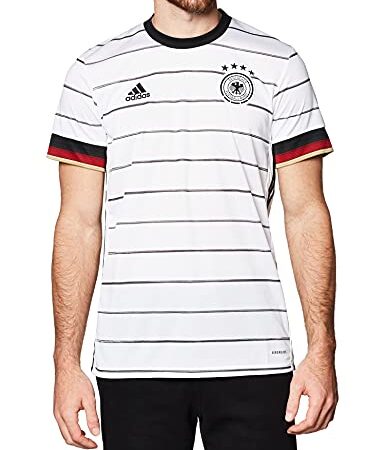 Adidas - GERMANY DFB Temporada 2021/22, Camiseta, Primera Equipación, Equipación de Juego, Hombre, Color White/Black, L