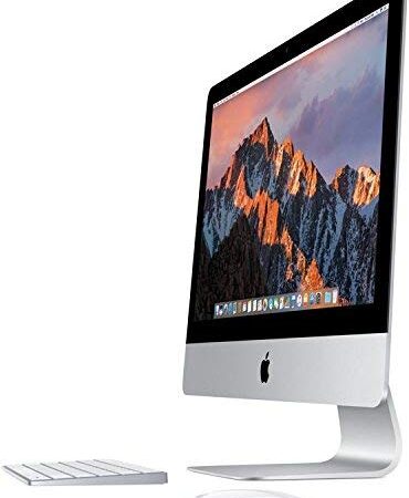 Apple iMac / 21.5 Pulgadas/Intel Core i7 3.1 GHz 4core / RAM 8GB / SSD 500 GB HDD / ME086LL / TAST & Mouse Original Incluido (Reacondicionado)