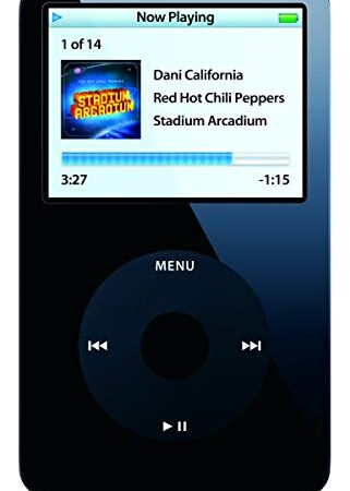 Apple iPod Classic, 5th Gen, 80GB - Negro (Reacondicionado)