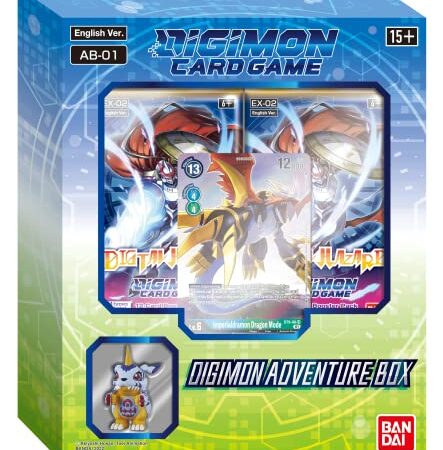 Bandai | Juego de Cartas Digimon: Adventure Box AB-01 | Juego de Cartas | A Partir de 6 años | 2 Jugadores | Tiempo de Juego de 10 Minutos