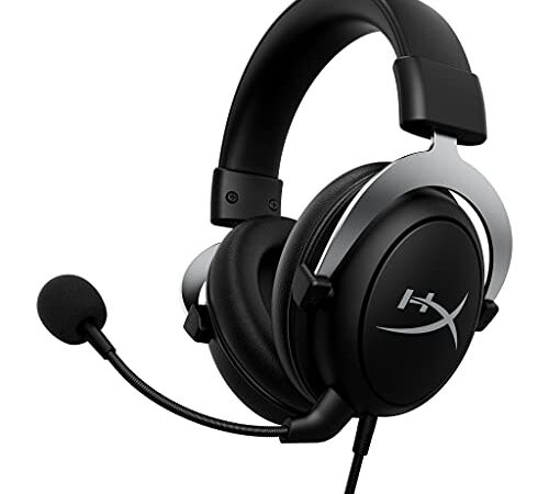 HyperX CloudX – Auriculares con licencia oficial de Xbox, Compatible con Xbox One y Xbox Series X|S, Espuma viscoelástica, Micrófono con cancelación de ruido extraíble