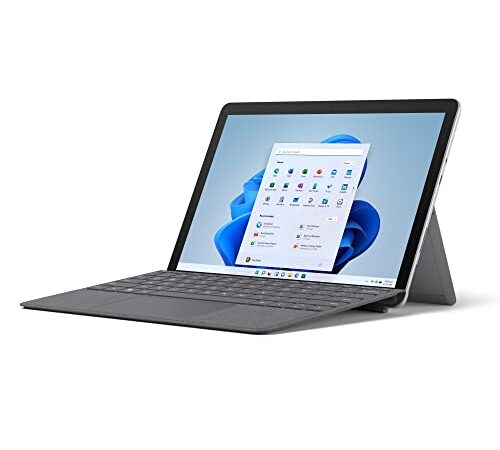 Microsoft Surface Go 3 - Portátil 2 en 1 de 10.5 pulgadas Full HD, Wifi, Intel Pentium Gold 6500Y, 4 GB RAM, 64 GB eMMC, Windows 11 Home, Platino