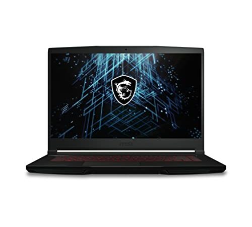 MSI GF63 Thin 11UC-447XES - Ordenador portátil Gaming de 15.6" FullHD (Intel Core i5-11400H, 512 GB SSD, 16GB RAM, RTX3050, Free Dos) - Negro, Teclado QWERTY Español