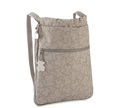 Tous Caine Kaos N, Bolso Mochila para Mujer, Gris (Piedra 295810276), 33x38x6 cm (W x H x L)