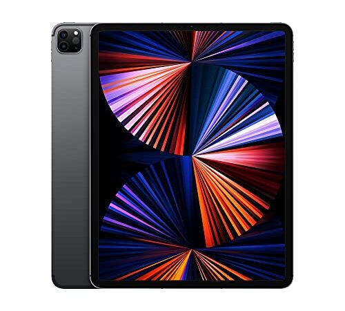 2021 Apple iPad Pro (de 12,9 Pulgadas, con Wi-Fi + Cellular, 128 GB) - Gris Espacial (5.ª generación)