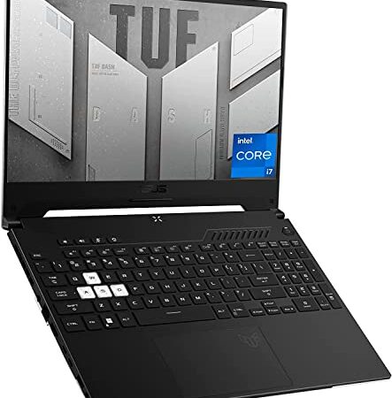 2022 ASUS TUF Dash F15 Gaming Laptop, 15.6" FHD 144Hz IPS Display, 12th Gen Core i7-12650H, GeForce RTX 3060, 16GB DDR5, 512GB SSD, Thunderbolt 4, RJ45, WiFi 6, Backlit, US Version KB, Win 11