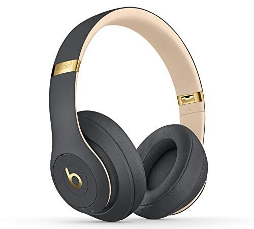 Beats Studio3 Wireless con cancelación de Ruido - Auriculares supraaurales - Chip Apple W1, Bluetooth de Clase 1, cancelación Activa del Ruido, 22 Horas de Sonido ininterrumpido - Oro/Gris