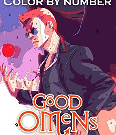 Good omens Color by Number: Good omens Coloring Book An Adult Coloring Book For Stress-Relief