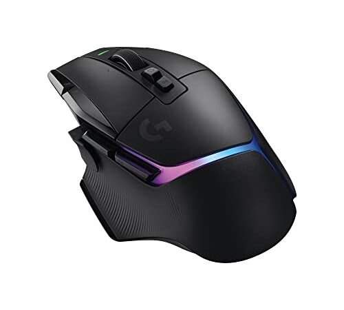 Logitech G G502 X PLUS LIGHTSPEED Ratón inalámbrico RGB para Gaming - Ratón óptico con interruptores híbridos LIGHTFORCE, LIGHTSYNC RGB, sensor HERO 25K, compatible con PC - macOS/Windows - Negro