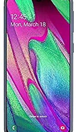 Samsung Galaxy A40 Negro Enterprise Edition (SM-A405F) 15 cm (5.9") 4 GB RAM, 64 GB SIM Doble 4G Negro 3100 mAh - Cámara de 16 MP, Android 9.0 [Versión Española]