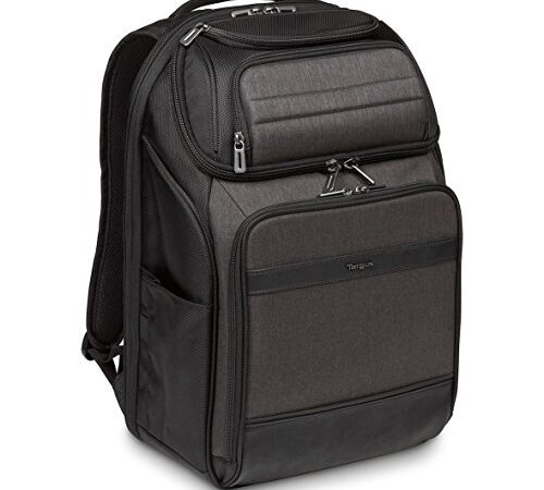 Targus TSB913EU CitySmart 12,5 13 13,3 14 15 15,6" Professional Laptop Backpack – Negro/Gris