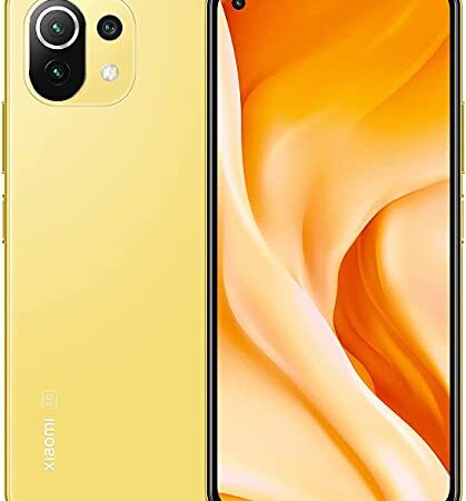 Xiaomi Mi 11 Lite 5G - Smartphone 128GB, 8GB RAM, Dual Sim, Citrus Yellow