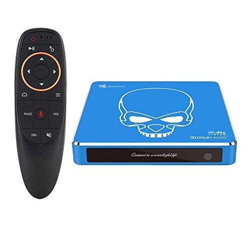 Beelink GT King Pro AMLogic S922X-H Android 9 Pie Powered 4K Ultra HD HTPC Android PC; 4GB RAM, 64GB de Almacenamiento, Wi-Fi 6 de Doble Banda, 1GB/s Eth, SPDIF con G10 Air-Mouse [GT-King-Pro]