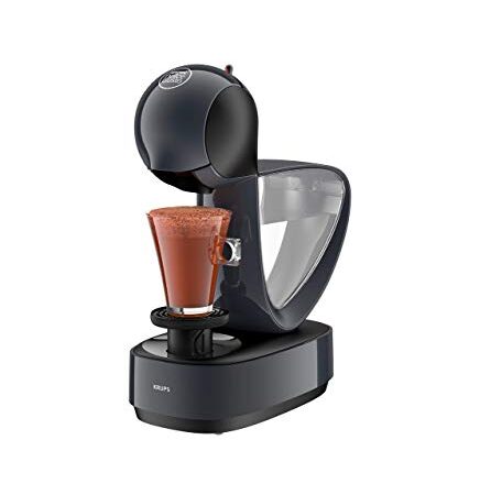 Nescafé Dolce Gusto Infinissima Cosmic Krups ‎KP173B. Cafetera de cápsulas 15 bares de presión, capacidad 1.2L, bebidas frías o calientes, modo Eco, Thermoblock, bandeja regulable, color negro