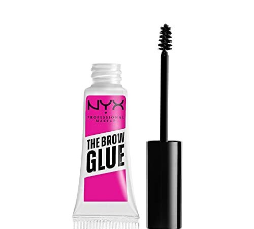 NYX Professional Makeup Fijador de Cejas Larga Duración 16 Horas The Brow Glue, Fórmula Vegana, Gel Transparente