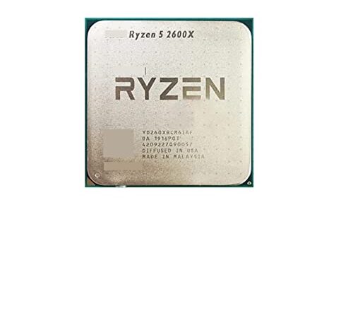 computadora Ryzen 5 2600X R5 2600X 3,6 GHz Procesador de CPU de Seis núcleos, Doce Hilos, 95 W YD260XBCM6IAF Socket AM4 Tecnología madura