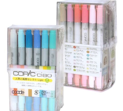 Copic Ciao Markers 24pc Light (The Person and the Background Select) by Copic Markers