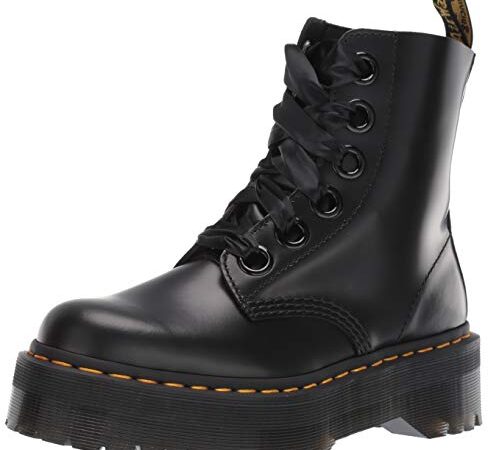 Dr. Martens, bovver, winter boots Mujer, black, 38 EU