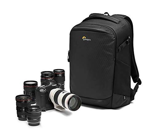 Lowepro Flipside BP 400 AW III Mochila para Cámara Sin Espejo y DSLR - negro - acceso posterior - acceso lateral - Divisores Ajustables - para Cámaras como Sony α7 - LP37352-PWW