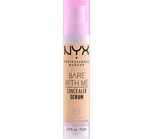 NYX Professional Makeup Bare With Me Serum Corrector, Natural, Cobertura Media, 04 Beige, 9.6ml