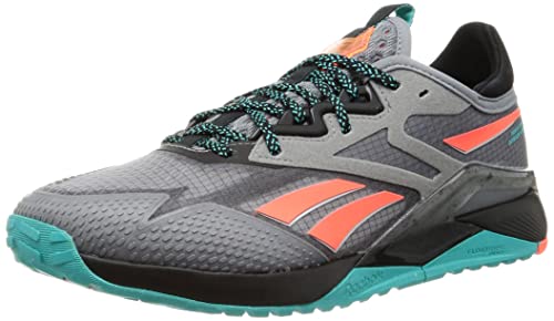 Reebok Nano X2 TR Adventure, Sneakers Hombre, Multicolor (Gris/Negro/Verde Azulado), 43 EU