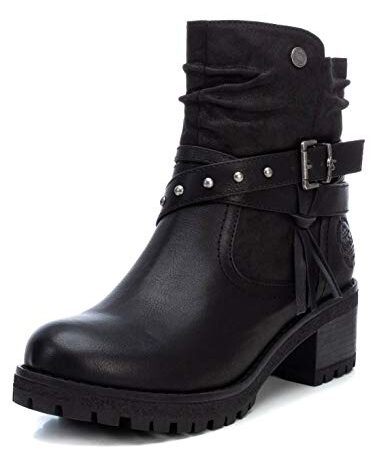 Refresh 72394, Botas Cortas al Tobillo Mujer, Negro, 39 EU