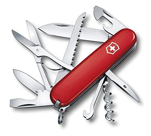 Victorinox Navaja Cazador (15 Funciones, Tijeras, Sierra, Destornillador) Rojo - Rojo, Einheitsgröße