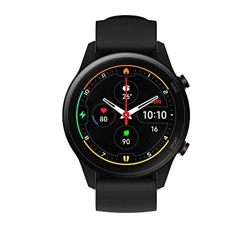 Xiaomi Mi Watch Pantalla 1.39" AMOLED, Medición de Nivel de oxígeno en Sangre, y seguimiendo de 100+ Ejercicios, Color Negro