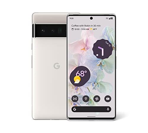 Google Pixel 6 Pro 128GB + 12GB RAM Factory Unlocked 5G Smartphone (Cloudy White) - UK Version