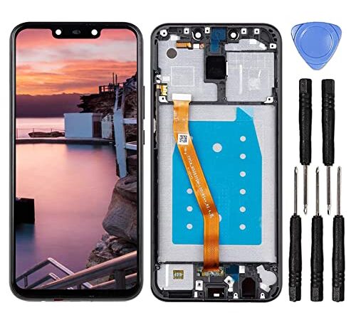 LL TRADER Pantalla para Huawei Mate 20 Lite con marco LCD y pantalla completa táctil de reemplazo de cristal de montaje de digitalizador + marco