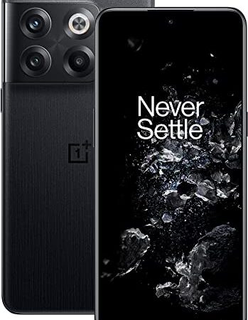 OnePlus 10T 5G con 16GB RAM y 256GB de memoria con SUPERVOOC de 150 W Endurance Edition y Triple sistema de cámara 50MP - 2 años de garantía del fabricante - Moonstone Black