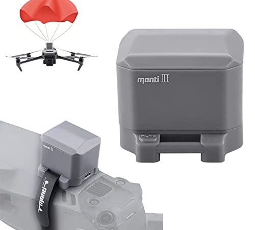 VOLOHAS Drone Paracaídas para dji Mavic Air 2S / Air 2 / Air, Paracaídas de Seguridad de Vuelo Sistema de Rescate Automático Drone Inteligente Paracaídas Desaceleración (Manti 3)