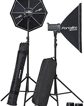 Elinchrom EL20839.2 - Equipo Completo Flash Estudio D-Lite RX 4/4 Softbox, Negro