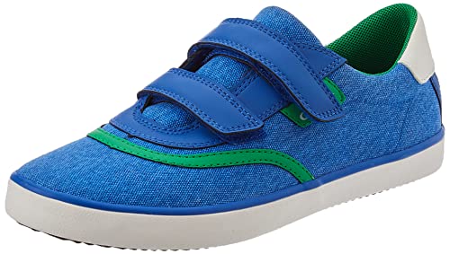 Geox J Gisli Boy A, Sneakers para Niño, Multicolor (Royal/Green), 24 EU