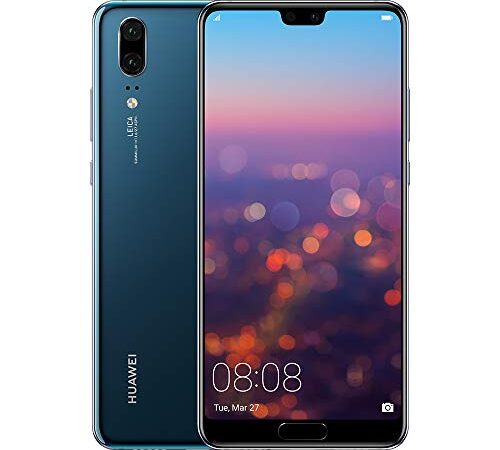 Huawei P20 - Pack De Funda Y Smartphone De 5.8" Con Android 8, 128 GB, 4 GB RAM, Cámara Dual Leica) Azul [Exclusivo Amazon]