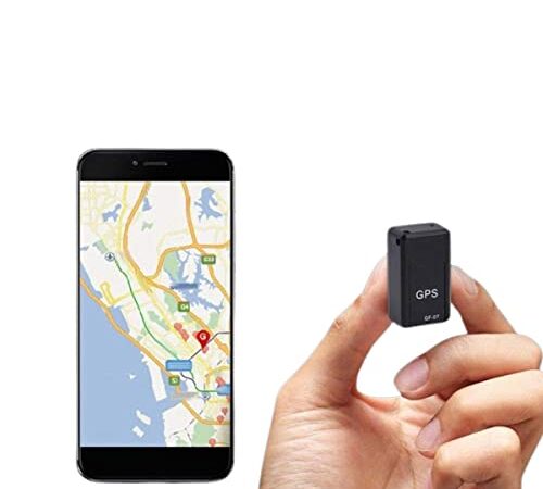 Localizador GPS para Coche, GPS Tracker, Mini Rastreador GPS Dispositivo Localizador GPS Magnético Grabadora de Voz para Vehículos, Coche, Niños, Ancianos