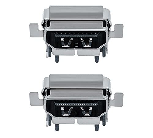 Mcbazel Puerto HDMI para Xbox One S, conector de interfaz de puerto HDMI para consola XBOX ONE S, pieza de repuesto y reparación-2PCS