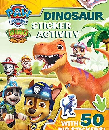 Paw Patrol Dinosaur Sticker Activity: A ROARSOME illustrated sticker book from the hit PAW Patrol Dino Rescue series for children aged 3, 4, 5