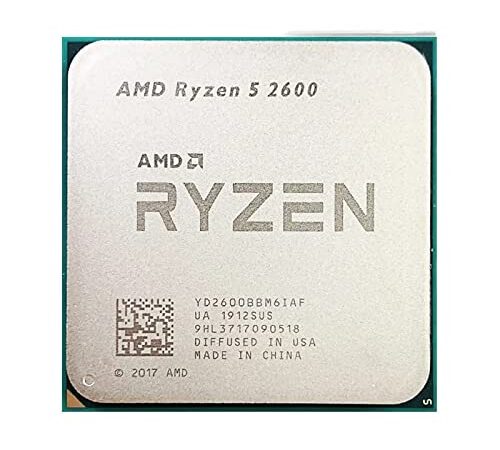 Procesador de CPU AMD Ryzen 5 2600 R5 2600 3,4 GHz de Seis núcleos y Doce Hilos de 65 W YD2600BBM6IAF Socket AM4 SIN Ventilador