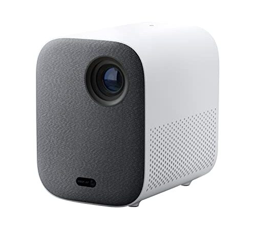 Xiaomi Mi Smart Projector 2, proyector portátil Inteligente con Wi-Fi 5, FHD 1080p, proyección de hasta 120 Pulgadas, Sistema Android TV 9.0, luminosidad 500 ANSI, versión Italiana