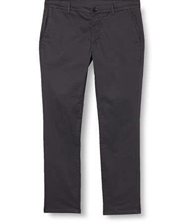 Armani Exchange Classic Straight Pantalones, Ebony Micro, S para Hombre