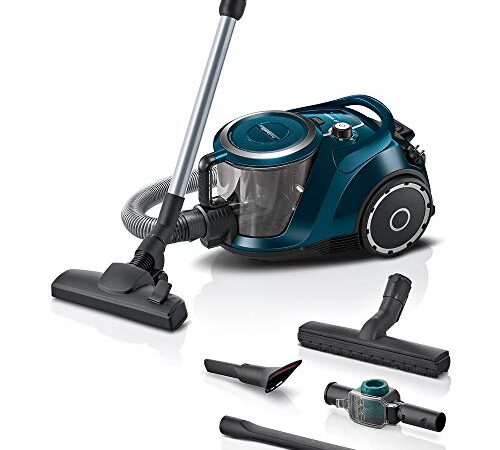 Bosch Hogar ProFamily Serie|6 Aspirador sin Bolsa, 69 Decibeles, Azul