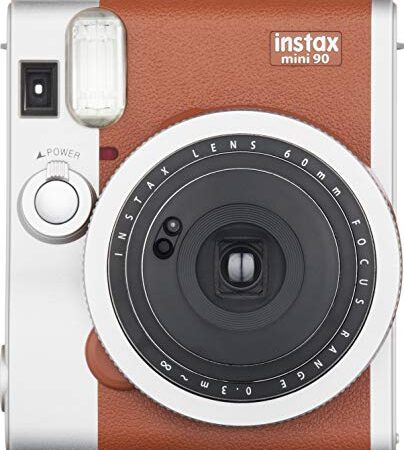 instax Fujifilm Mini 90 Neo Classic, Marrón/Plata