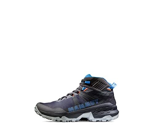 Mammut Botas SERTIG II Mid GTX Mujer, Dark Titanium/Light Gentian, 40 2/3 EU