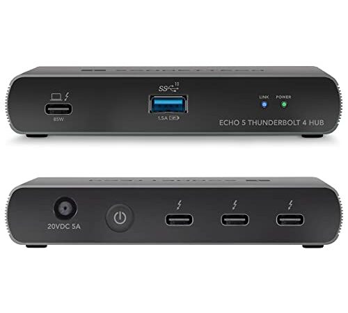 SoNNeT Echo 5 Thunderbolt 4 400W Negro Nodo