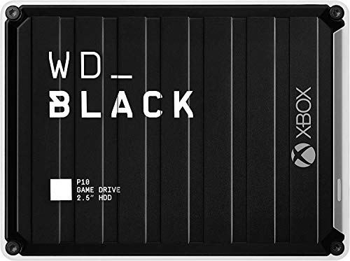 WD_BLACK P10 4TB Game Drive for On-The-Go Access To Your Game Library - Works with Console or PC