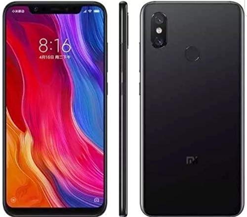 Xiaomi Mi 8 - Smartphone Dual SIM de 6.21" (Octa-Core Kryo 2.8 GHz, RAM de 6 GB, Memoria de 64 GB, cámara de 20 MP, Android 8.0) Color Negro [Versión global]