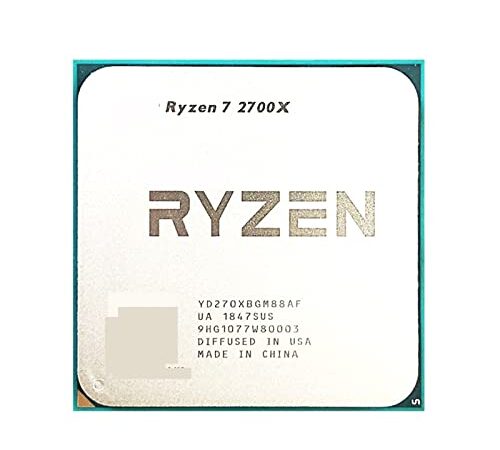 CPU Ryzen 7 2700X R7 2700X 3.7 GHz Ocho núcleos Dieciséis Hilos 16M 105W CPU Procesador Socket AM4 Ejecute rápidamente para ayudarlo a Ejecutar su computadora.