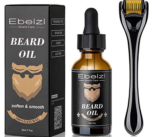 Kit de crecimiento de barba para hombre, kit de crecimiento de barba, suero activador de crecimiento de barba, rodillo de barba para hombres, rodillo de derma para hombres