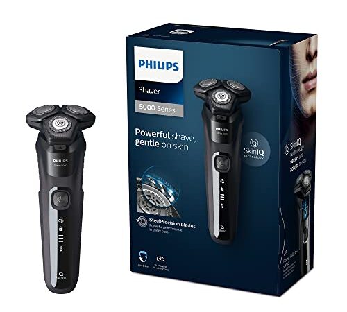 Philips Shaver Serie 5000 Afeitadora eléctrica Wet & Dry con Tecnología SkinIQ (modelo S5588/20)